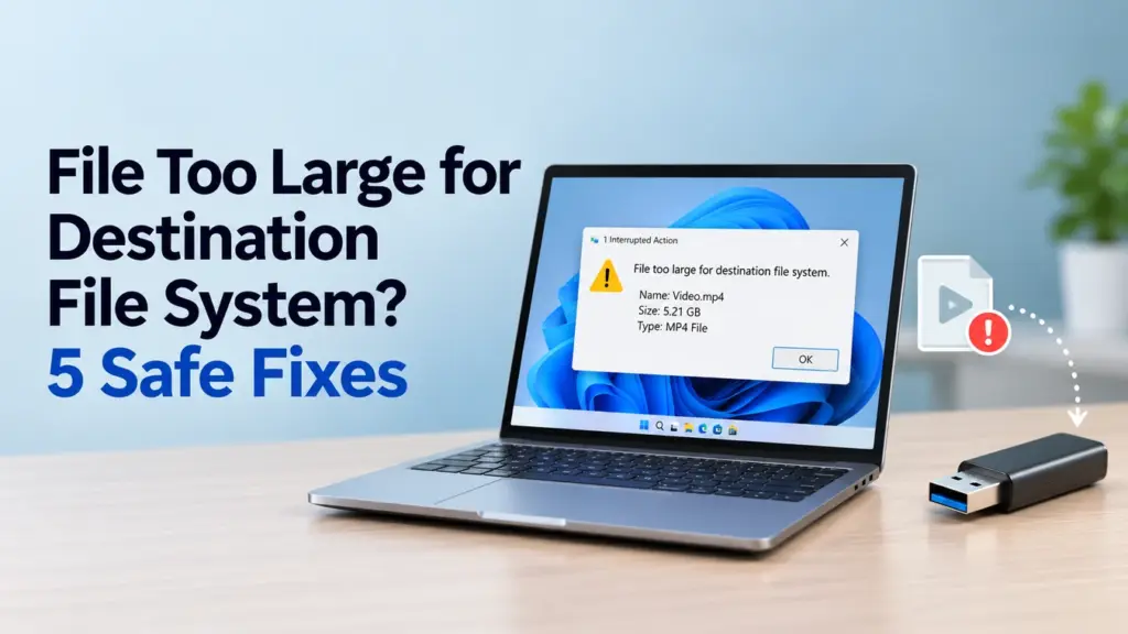 File Too Large for Destination File System