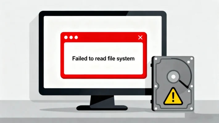 Dateisystemfehler diagnostizieren und beheben