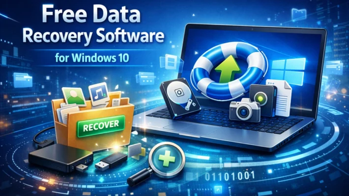 Buscando software gratuito de recuperación de datos para Windows 10