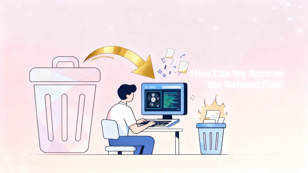 how can we recover the deleted files safely