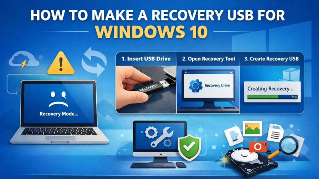 Windows 10のリカバリUSBの作り方