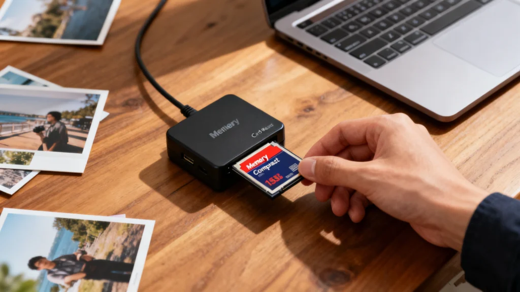 Guia do leitor de cartão de memória Compact Flash