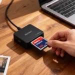 Lecteur de carte mémoire Guide Compact Flash