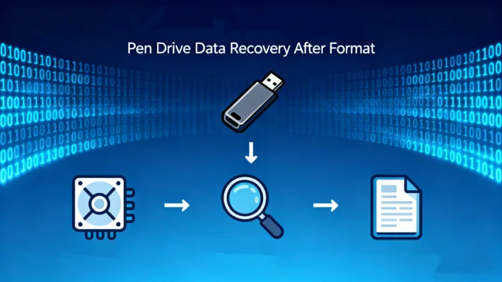 Learn how to perform pen drive data recovery after format