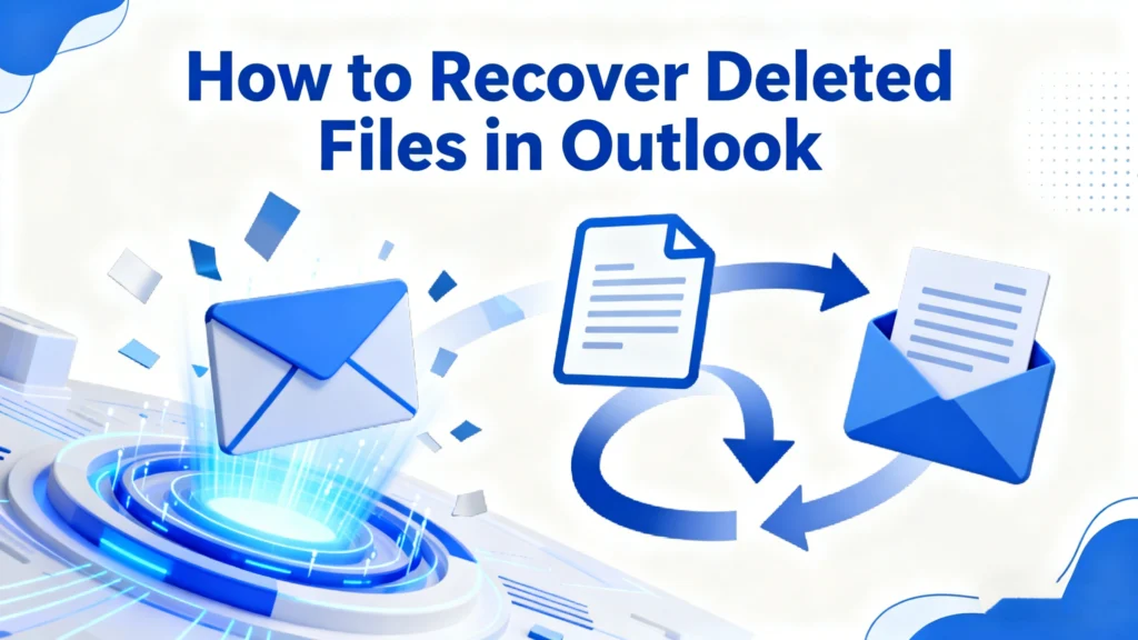 アウトルックで削除されたファイルを復元する方法