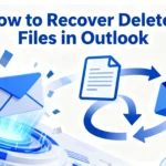 como recuperar arquivos excluídos no outlook