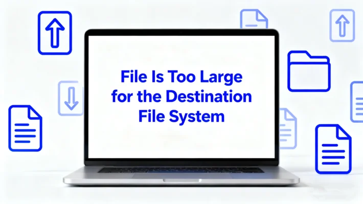 Fix "File Is Too Large for the Destination File System"