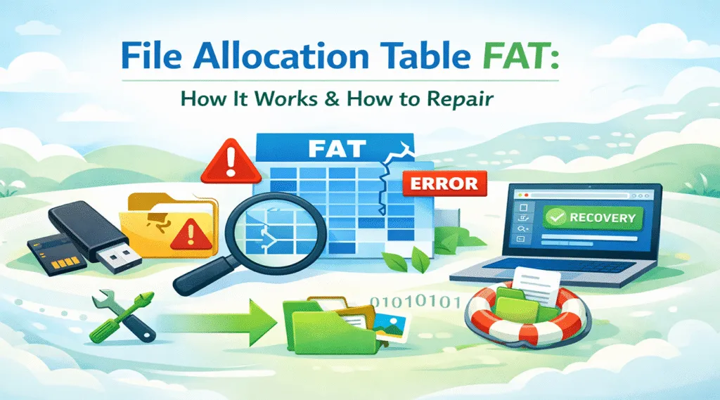 ファイルアロケーションテーブルFATの仕組みと修復方法