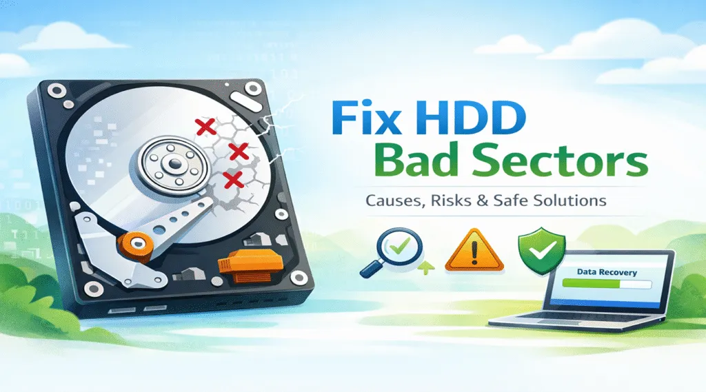 Riparare i settori danneggiati dell'HDD in modo sicuro ed efficace