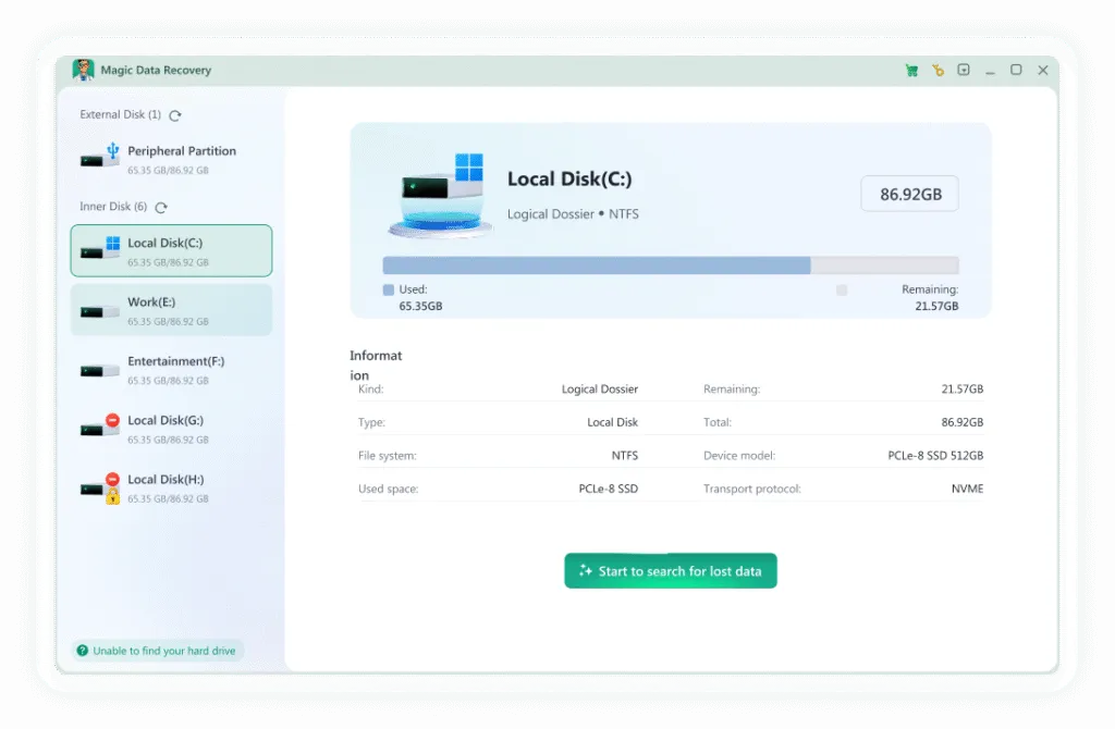 Magic Data Recovery