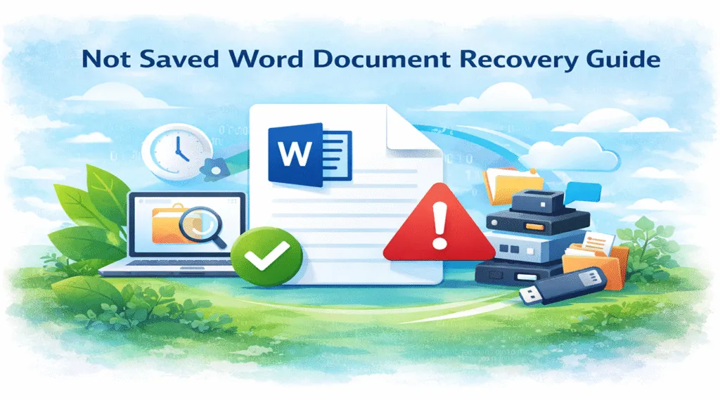 Guia de recuperação de documentos do Word não salvos