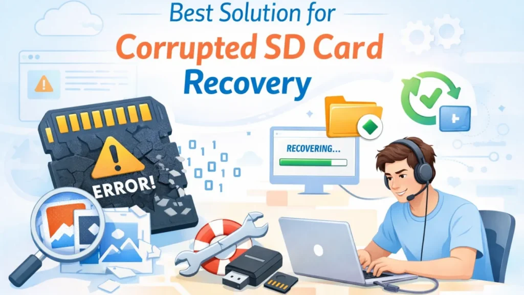 손상된 SD 카드 복구를 위한 최고의 솔루션