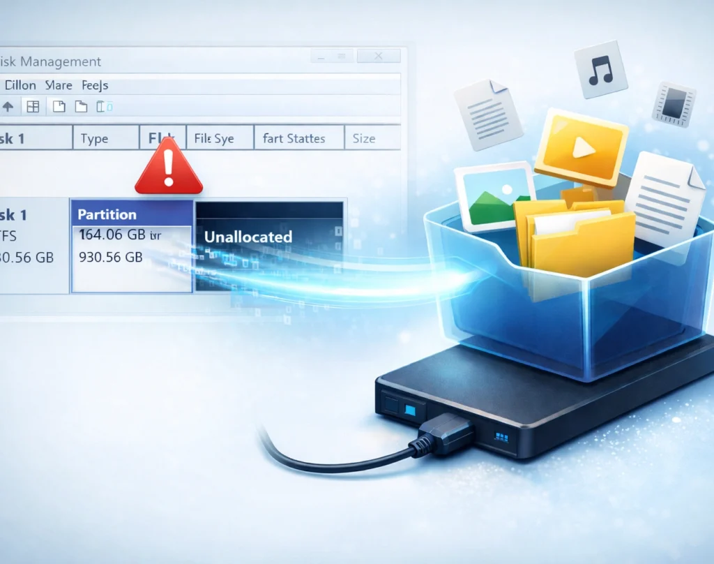 lost partition data recovery