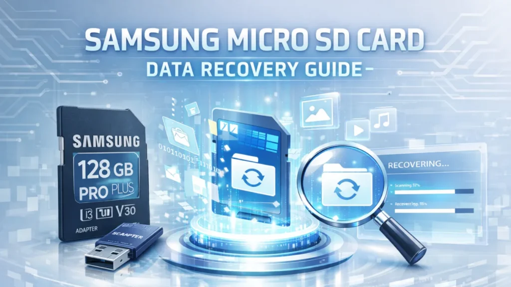 サムスンマイクロSDカードのデータを安全に復元