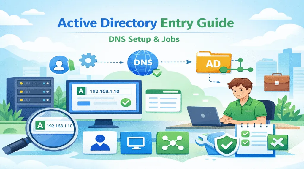 Active Directory Entry Guide DNS, Jobs & Setup