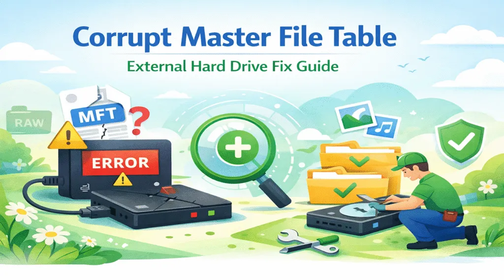 Corrupt Master File Table External Hard Drive Fix Guide
