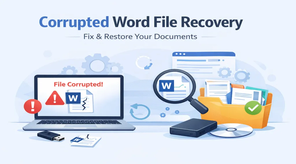 Corrupted Word File Recovery Fix & Restore Docs