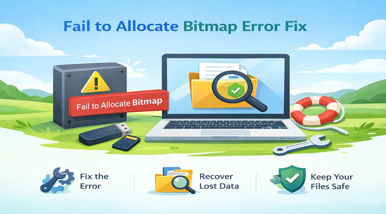 Bitmap Magic Number Fail to Allocate Bitmap Error Fix | Amagicsoft