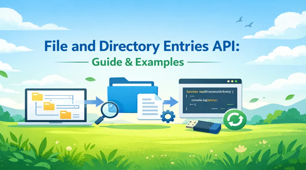 File and Directory Entries API Guide & Examples