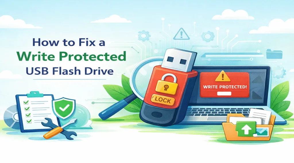 How to Fix a Write Protected USB Flash Drive
