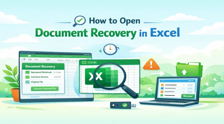 Cómo abrir la recuperación de documentos en Excel