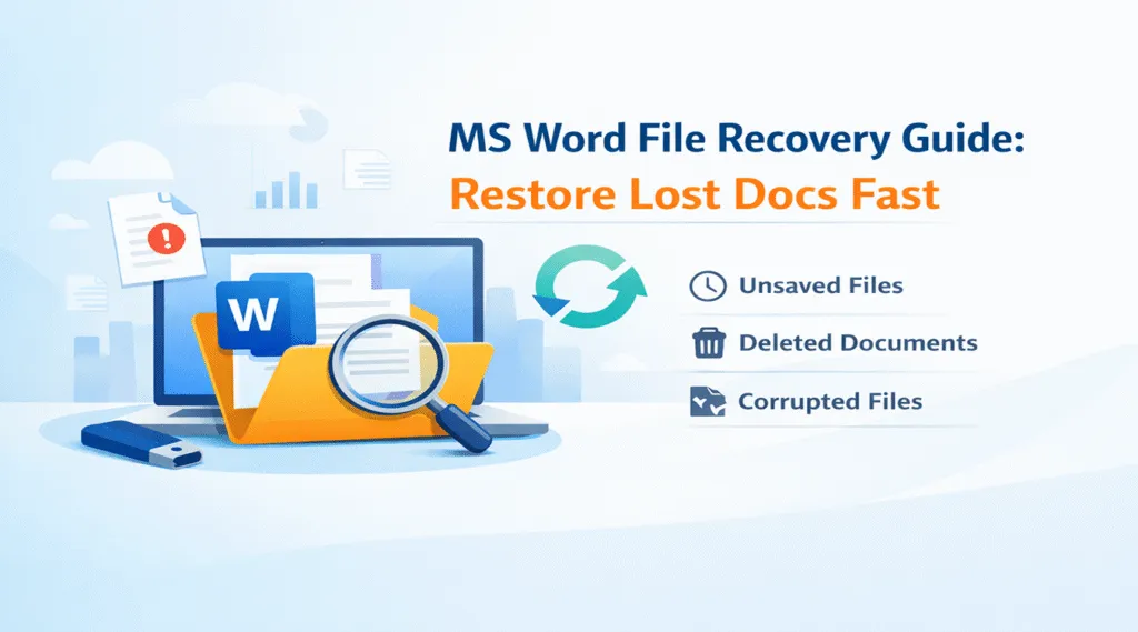 Guida al recupero dei file MS Word Ripristinare velocemente i documenti persi