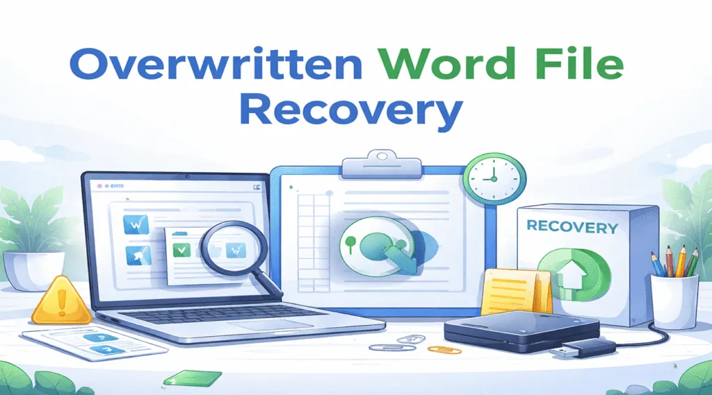 Overwritten Word File Recovery Step by Step Guide