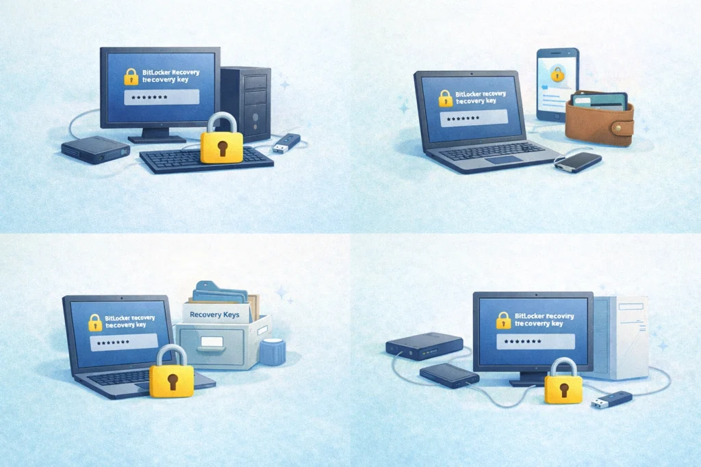 Recover BitLocker Keys in Different Situations