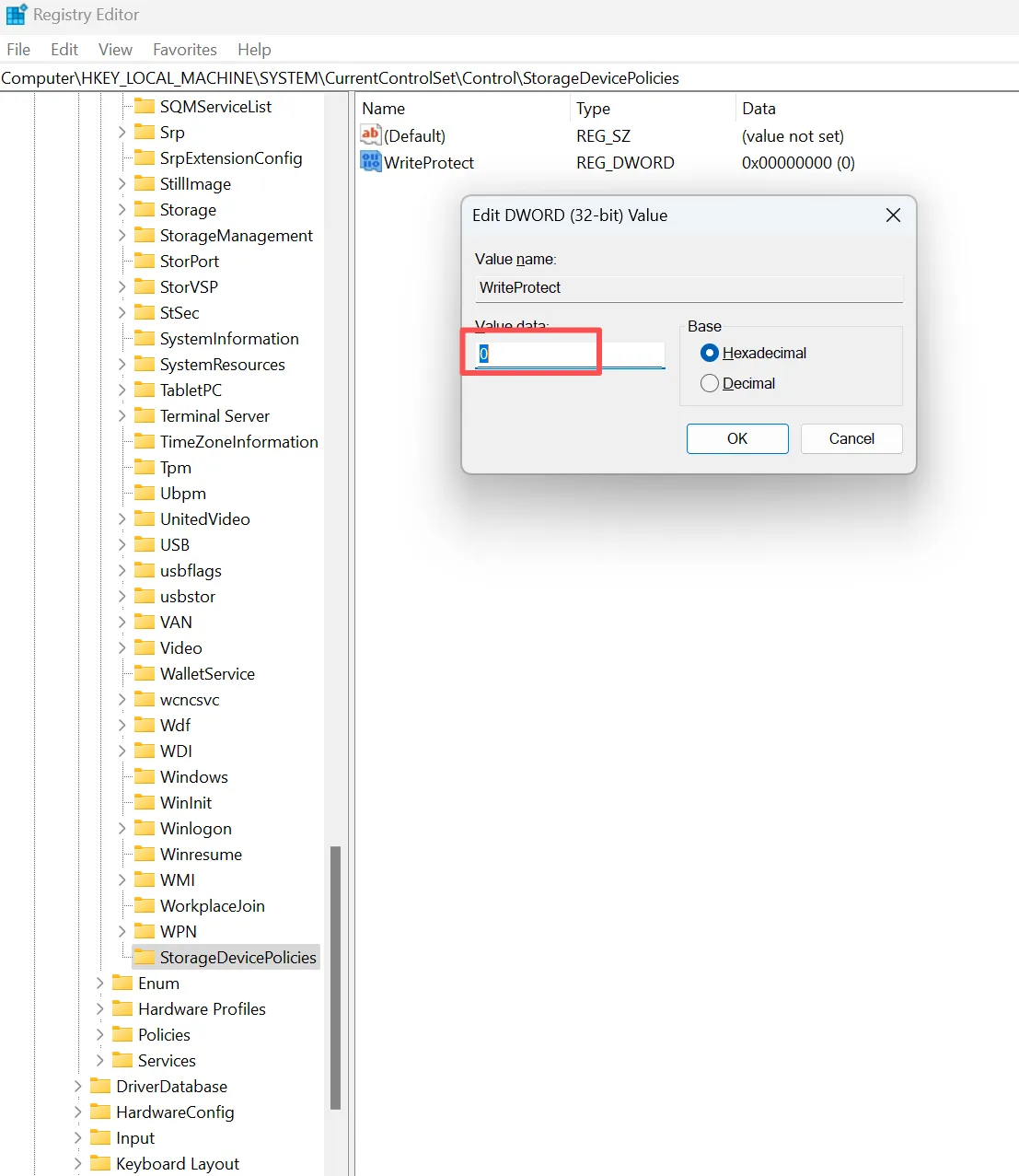 Set-WriteProtect-Value-as-0