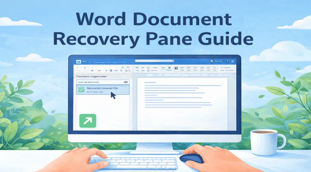 Word Document Recovery Pane Guide