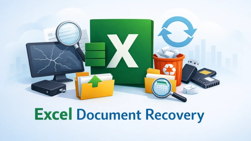 utiliser la fonction Excel du volet de récupération des documents