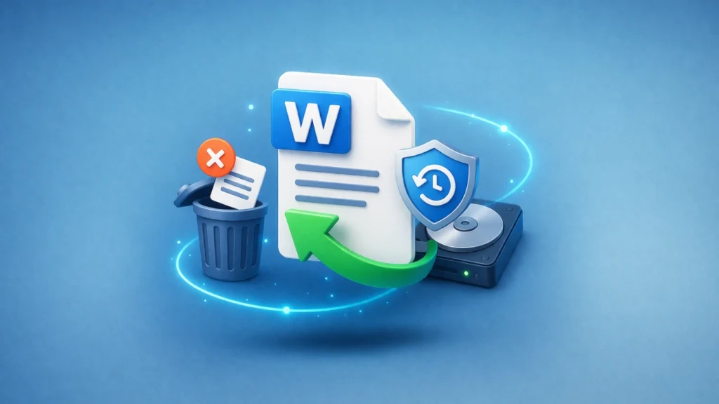 Wordファイルを簡単に復元