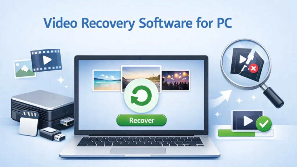 信頼できるPC用動画復元ソフトを探している