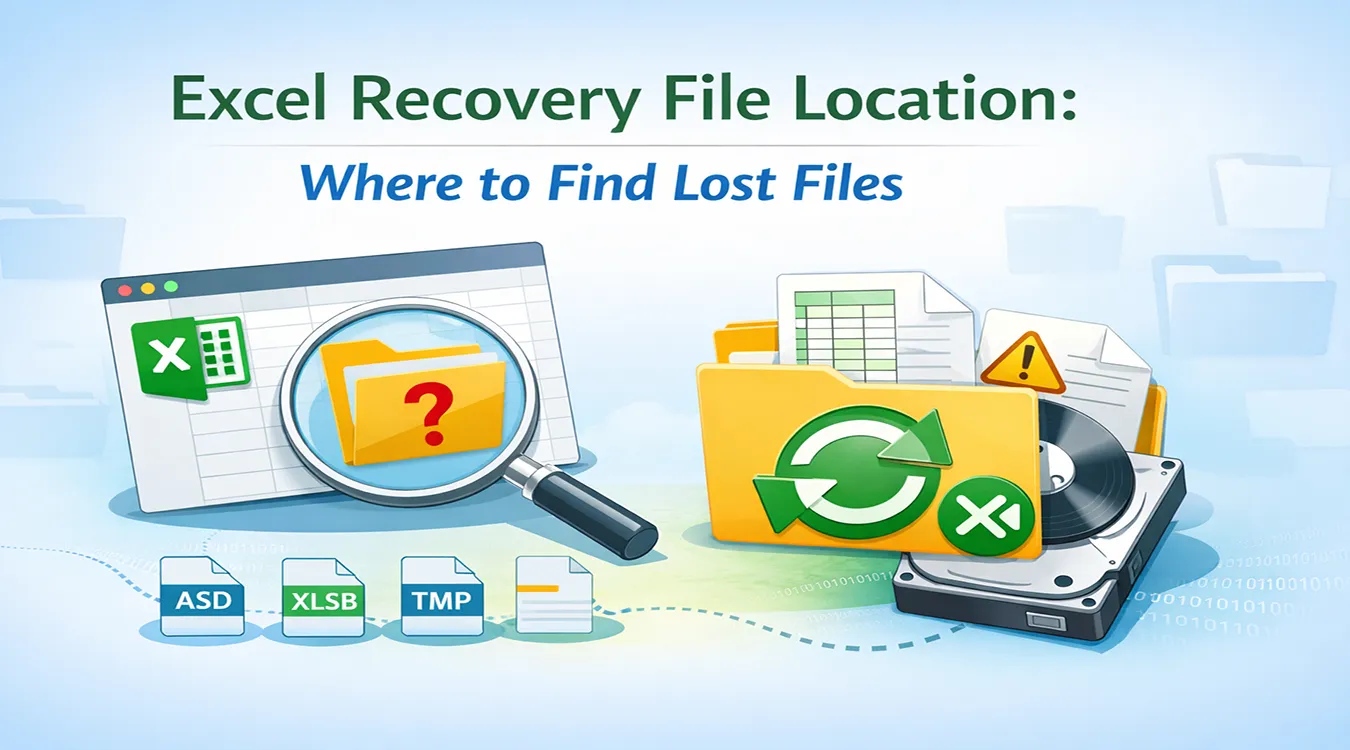 Excel Recovery File Location: Where to Find Lost Files | Amagicsoft