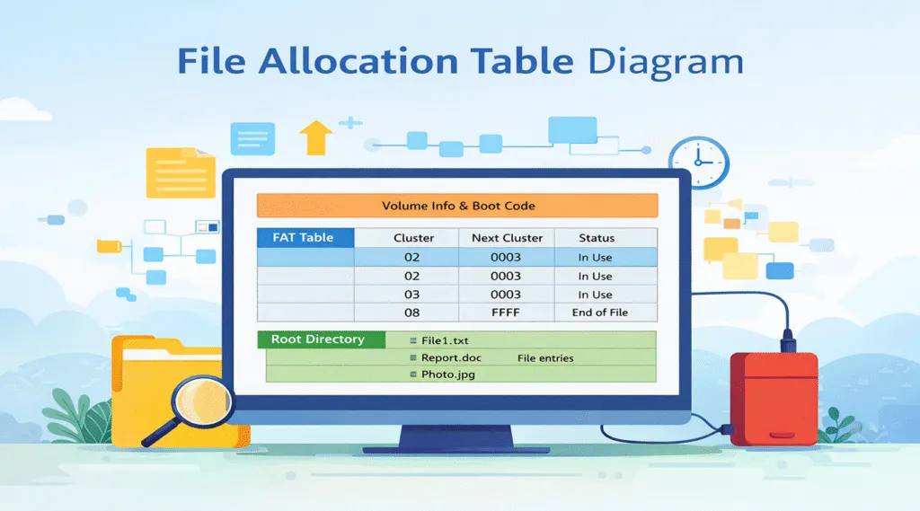 File Allocation Table Diagram