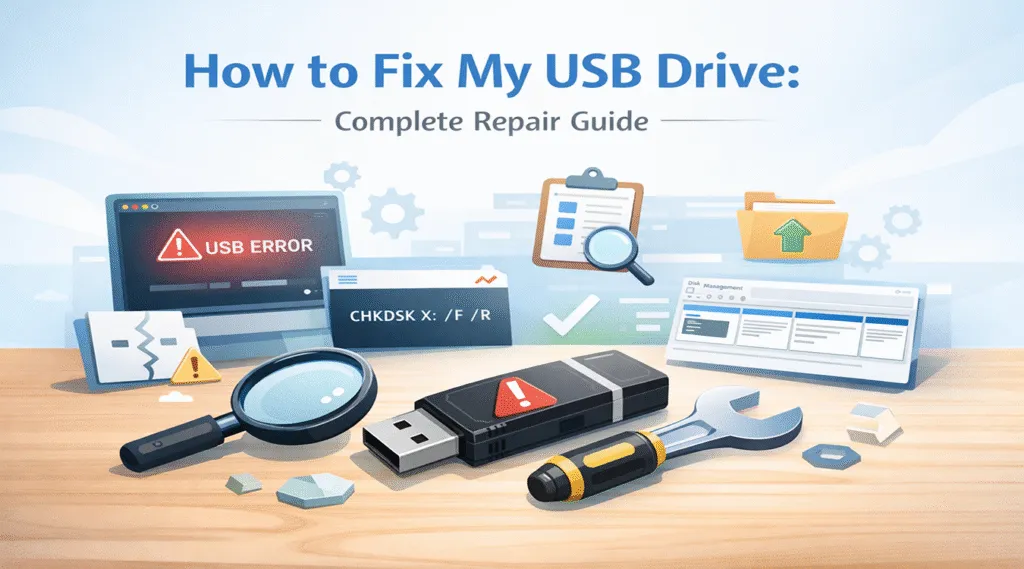 How to Fix My USB Drive Complete Repair Guide