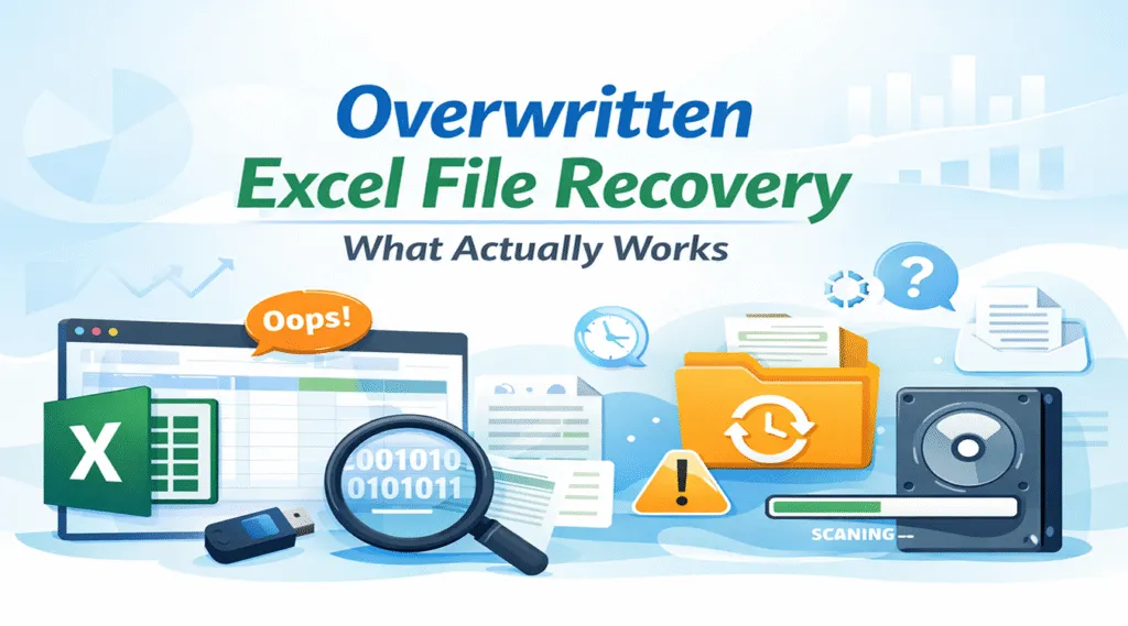 Overwritten Excel File Recovery What Actually Works