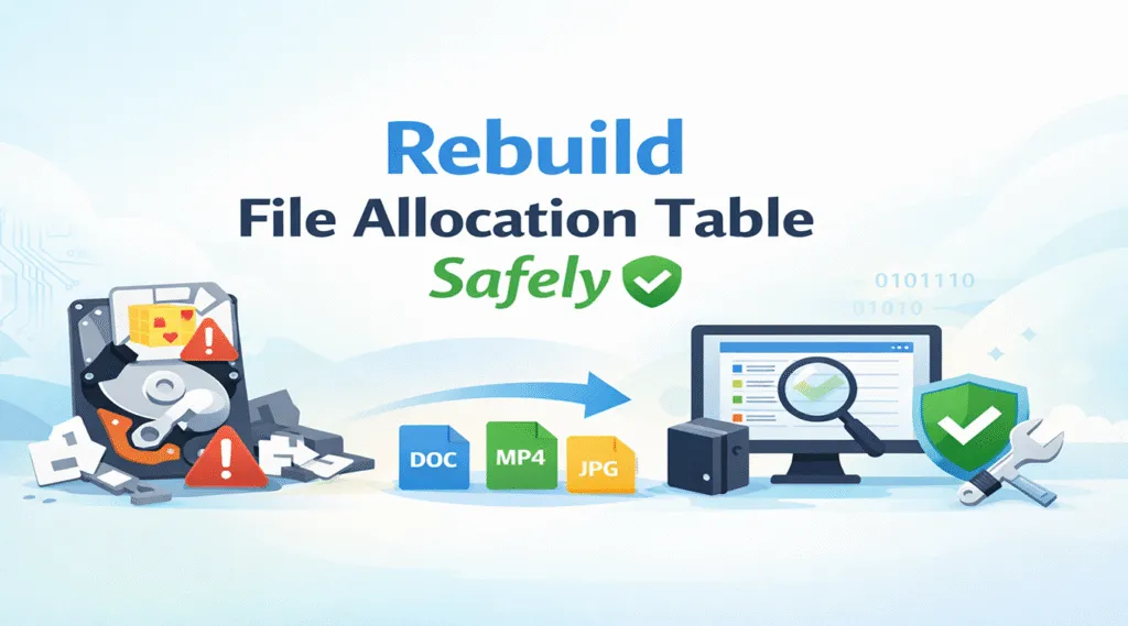 Rebuild File Allocation Table Safely