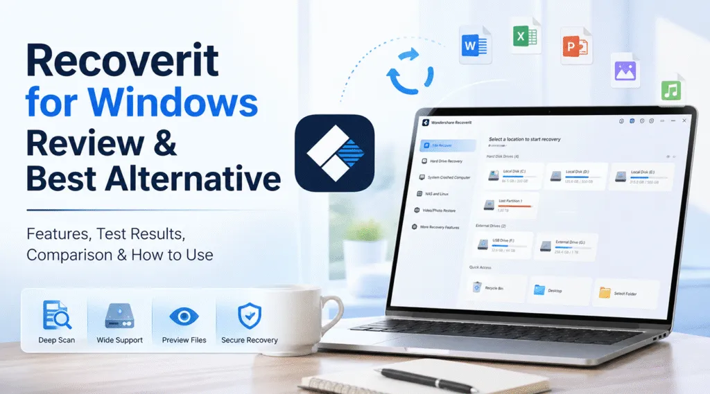 Recoverit per Windows: recensione e migliore alternativa