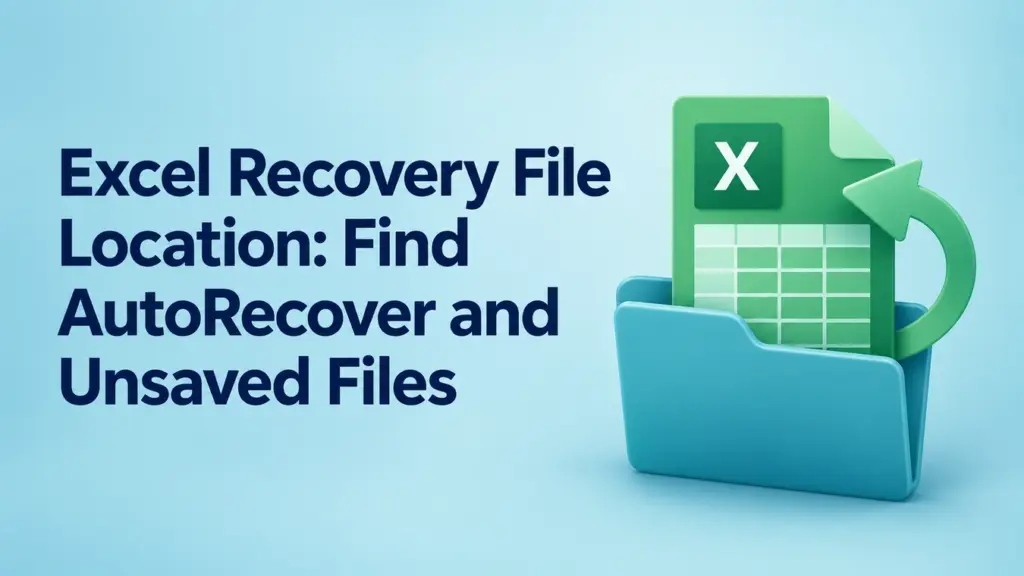 Excel Recovery File Location
