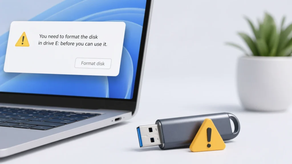 如何修正無法格式化 USB 磁碟機的錯誤