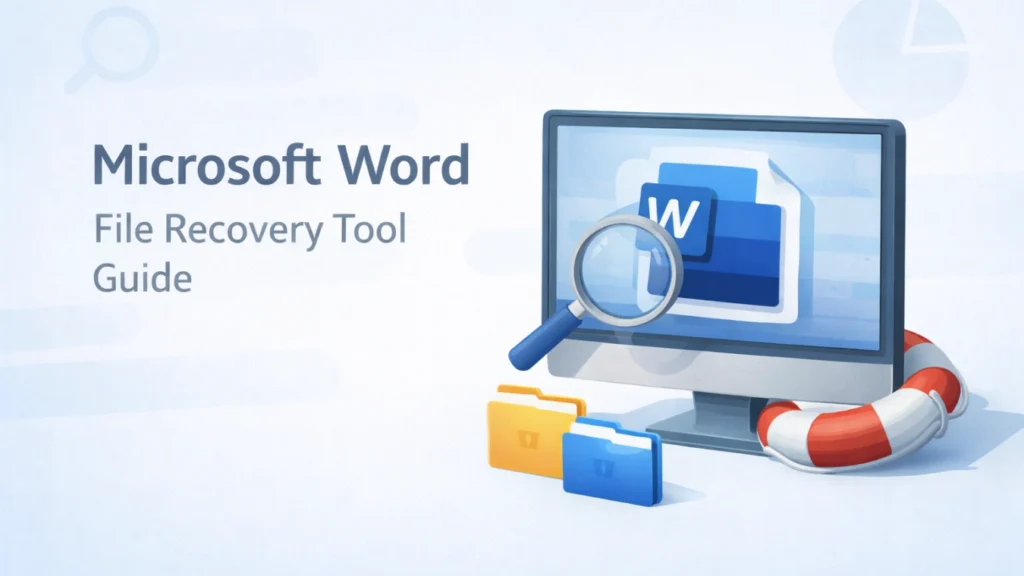 紛失した文書を復元するMicrosoft Wordファイル復元ツール