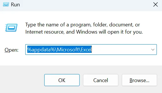 Open Excel Recovery File Location