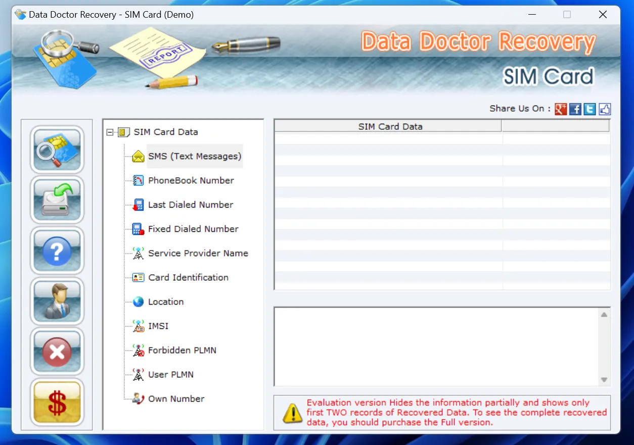 SIM Card Data Recovery Software