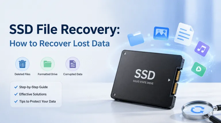 Recuperación de archivos SSD