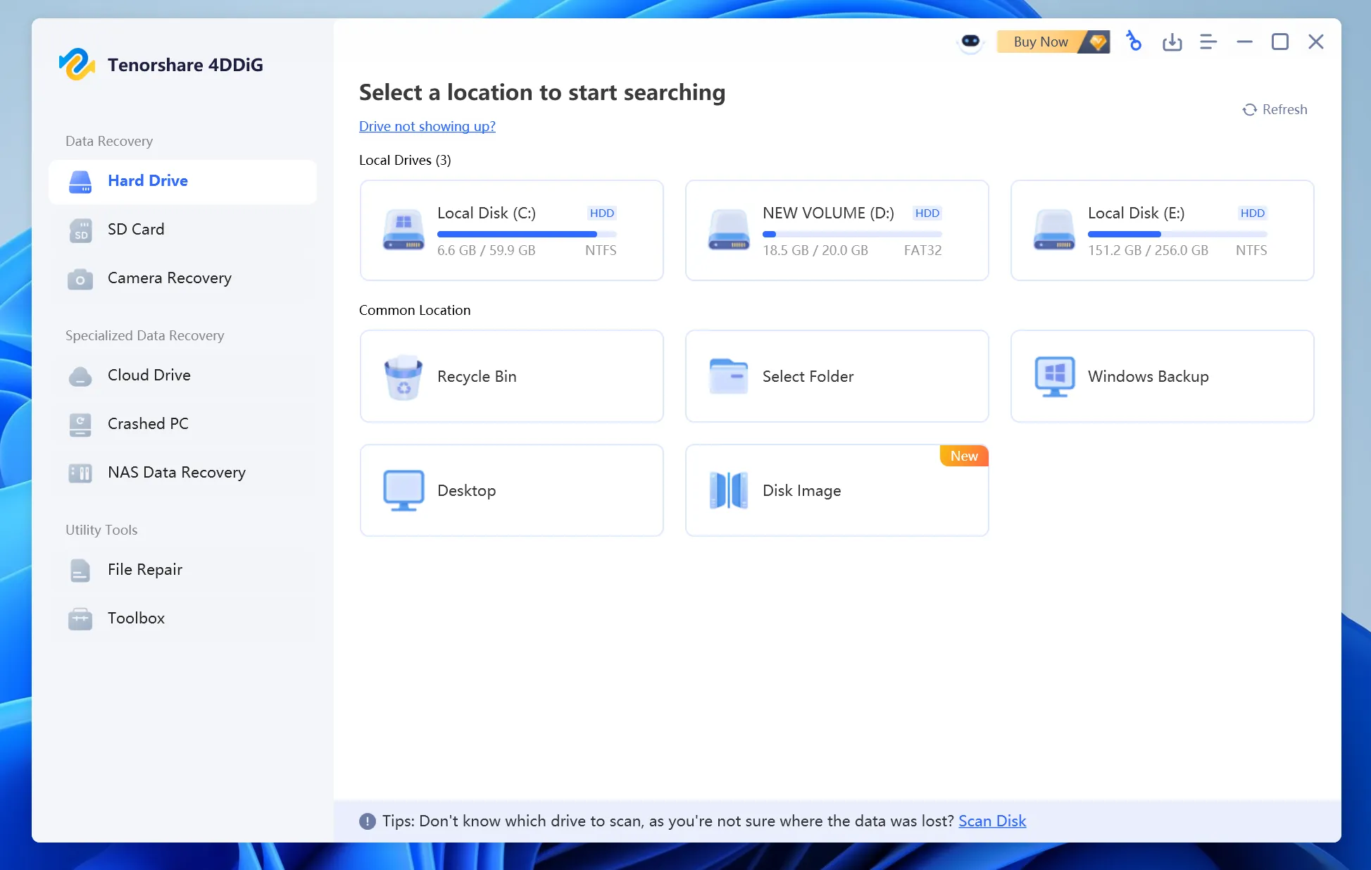 Tenorshare-Datenrettung