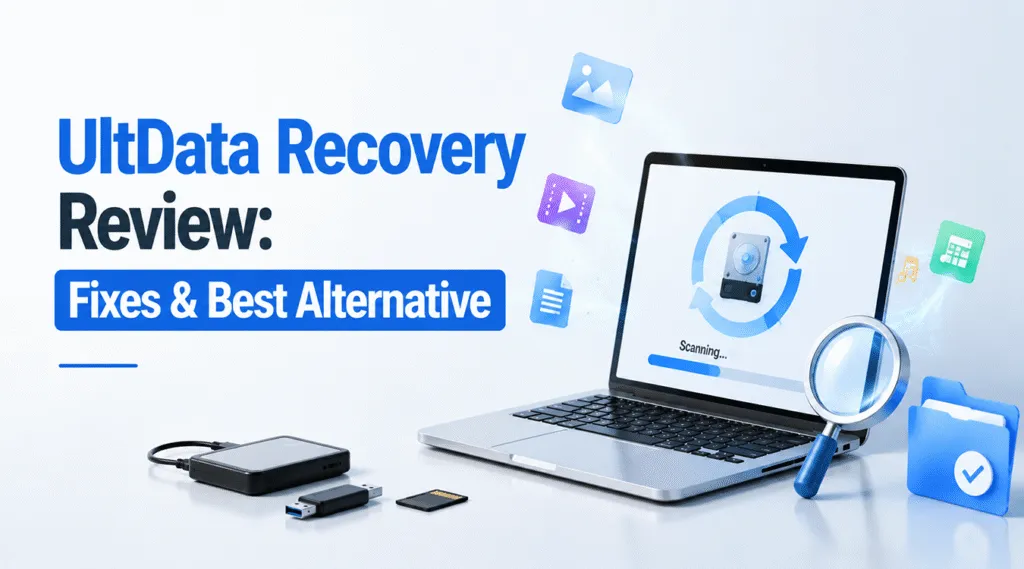 UltData Recovery: correzioni e migliore alternativa