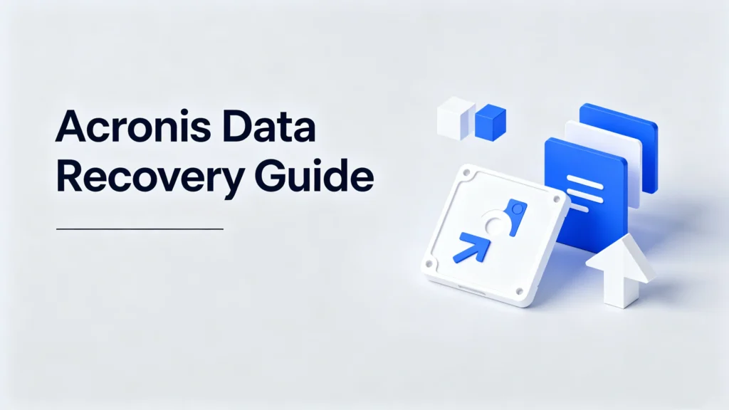 Guía de recuperación de datos de Acronis