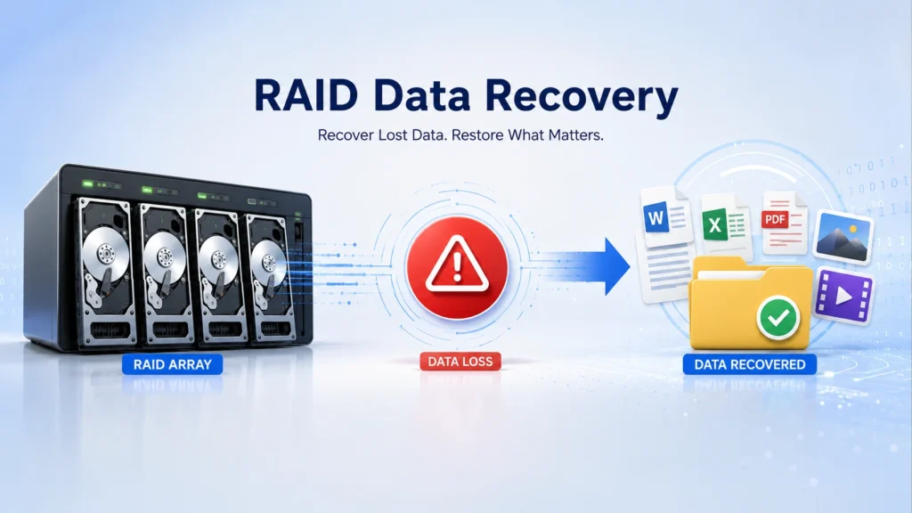 Scoprite come funziona il recupero dati RAID