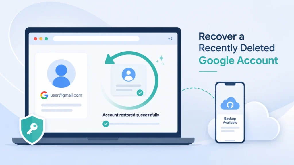 Recuperare un account Google eliminato di recente